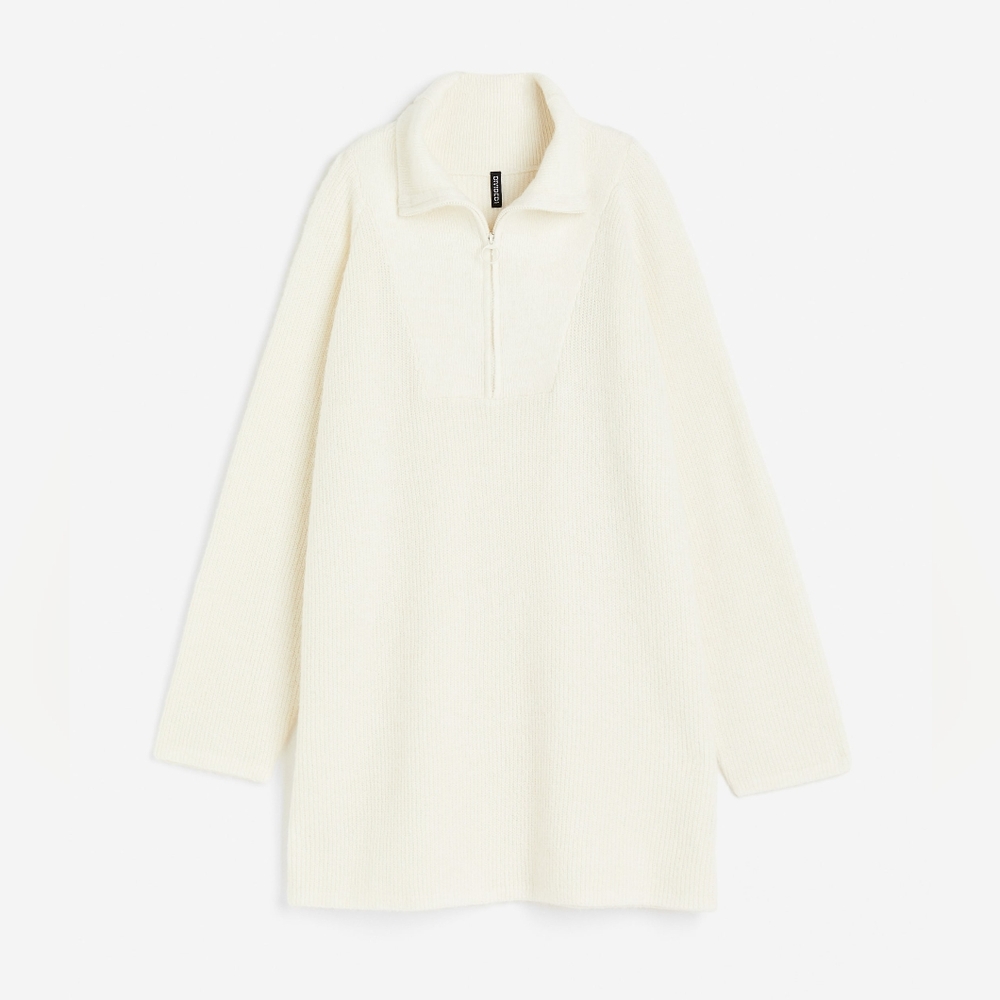 H&M Oversized Half-zip Dress